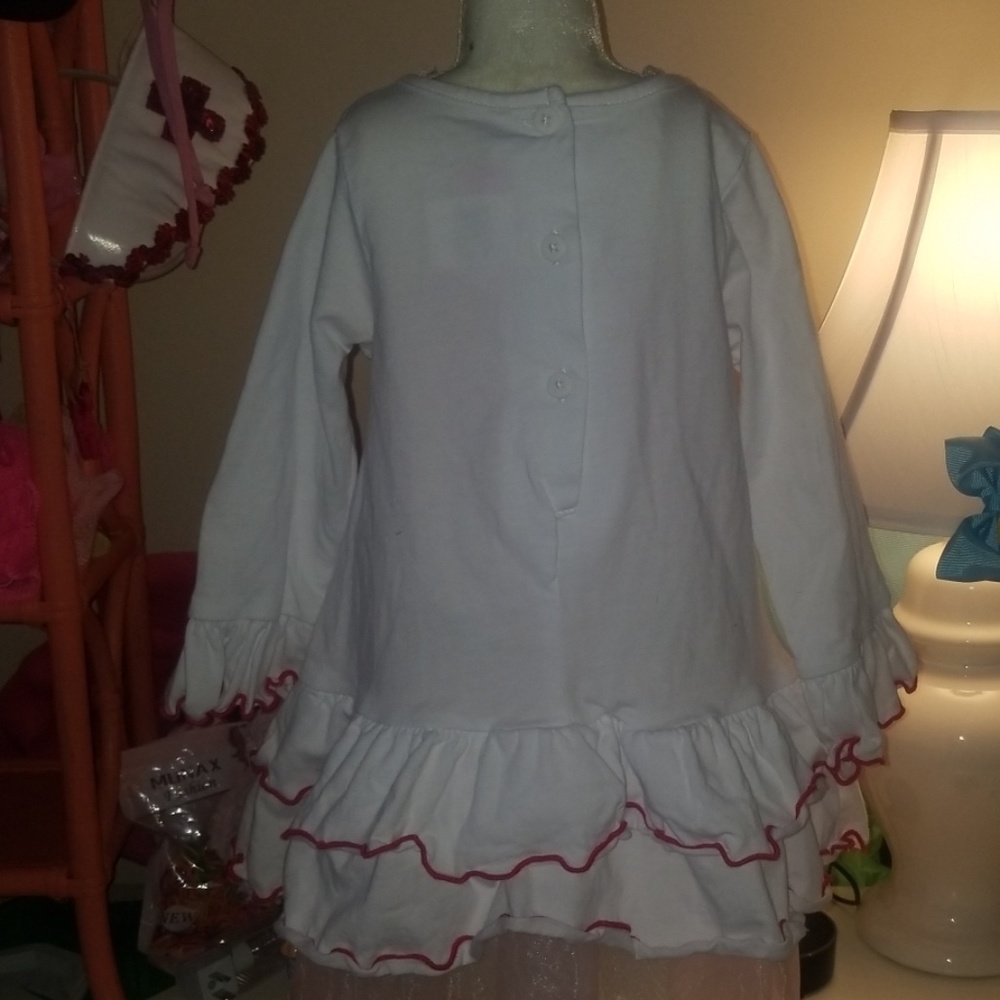 Christmas Ribbon Tree Top + Ruffles - Picture 4 of 4